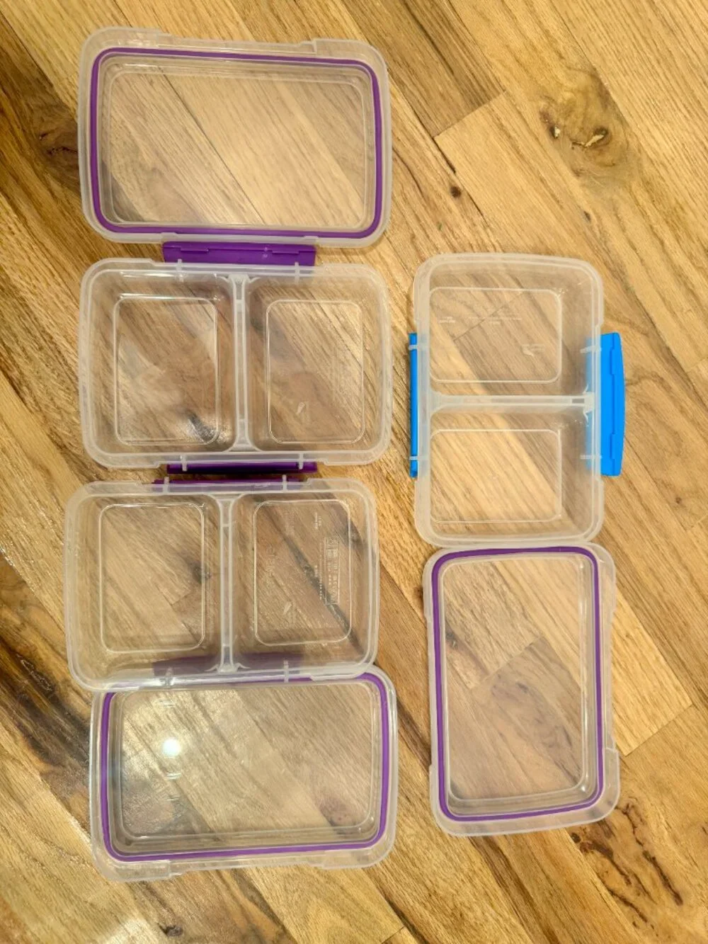 Sistema Klip It (6) & Snap Lock (2) Meal Prep Containers VGUC 8 Mix/Match